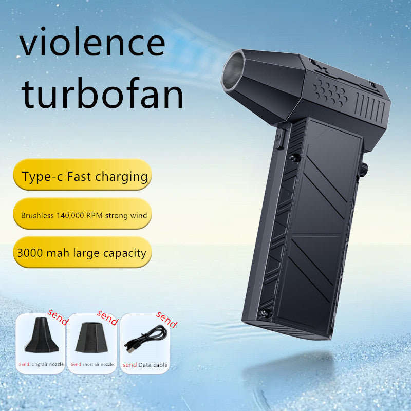 X6/X9 1.4WRPM/30WRPM Turbofan Dust Cleaner Infinite Rechargeable Powerful Dust Blower