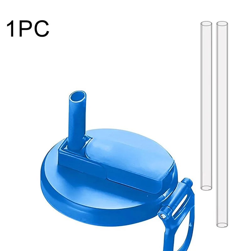 Can Seal Cover Contrasting Color Silicone Soda Lids With Straws Portable Beverage Tank Cover