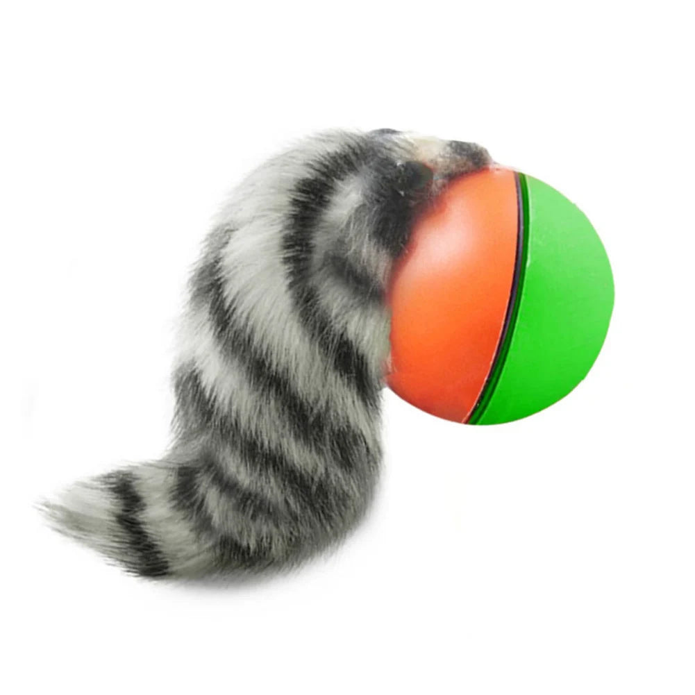 Cat Interactive Self Rotating Rechargeable Fast Rolling Ball for Indoor Cat Kitten